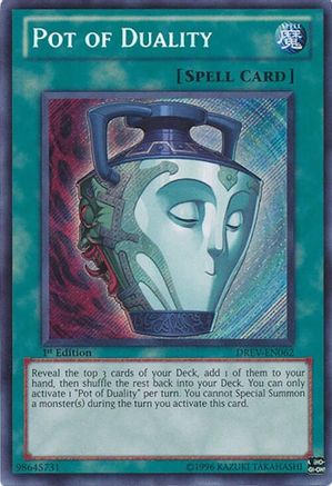 Pot of Duality (Secret Rare) (DREV-EN062) - Duelist Revolution 1st Edition