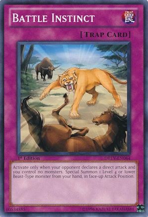Battle Instinct (Common) (DREV-EN064) - Duelist Revolution Unlimited