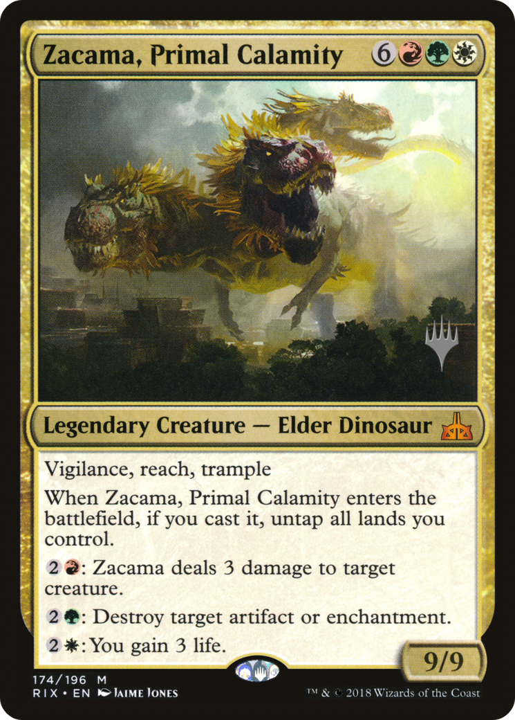 Zacama, Primal Calamity (PPM20-174) [Promo Pack: Rivals of Ixalan Promos]