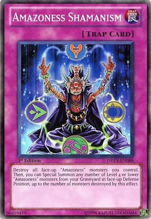 Amazoness Shamanism (Super Rare) (DREV-EN088) - Duelist Revolution Unlimited