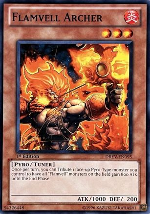 Flamvell Archer (Common) (DREV-EN095) - Duelist Revolution 1st Edition