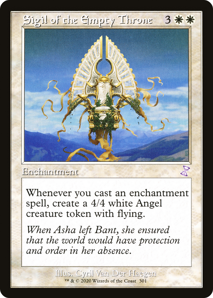 Sigil of the Empty Throne (TSR-301) [Time Spiral Remastered] Foil