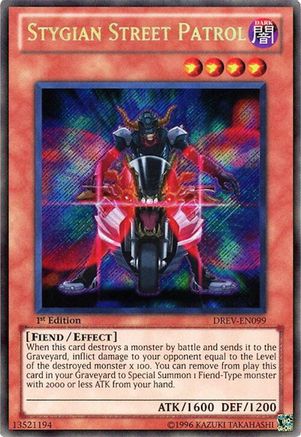 Stygian Street Patrol (Secret Rare) (DREV-EN099) - Duelist Revolution Unlimited
