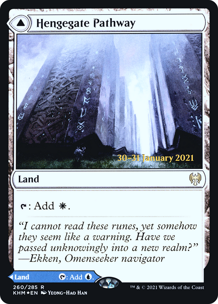 Hengegate Pathway (PRE-260) [Kaldheim Promos] Foil