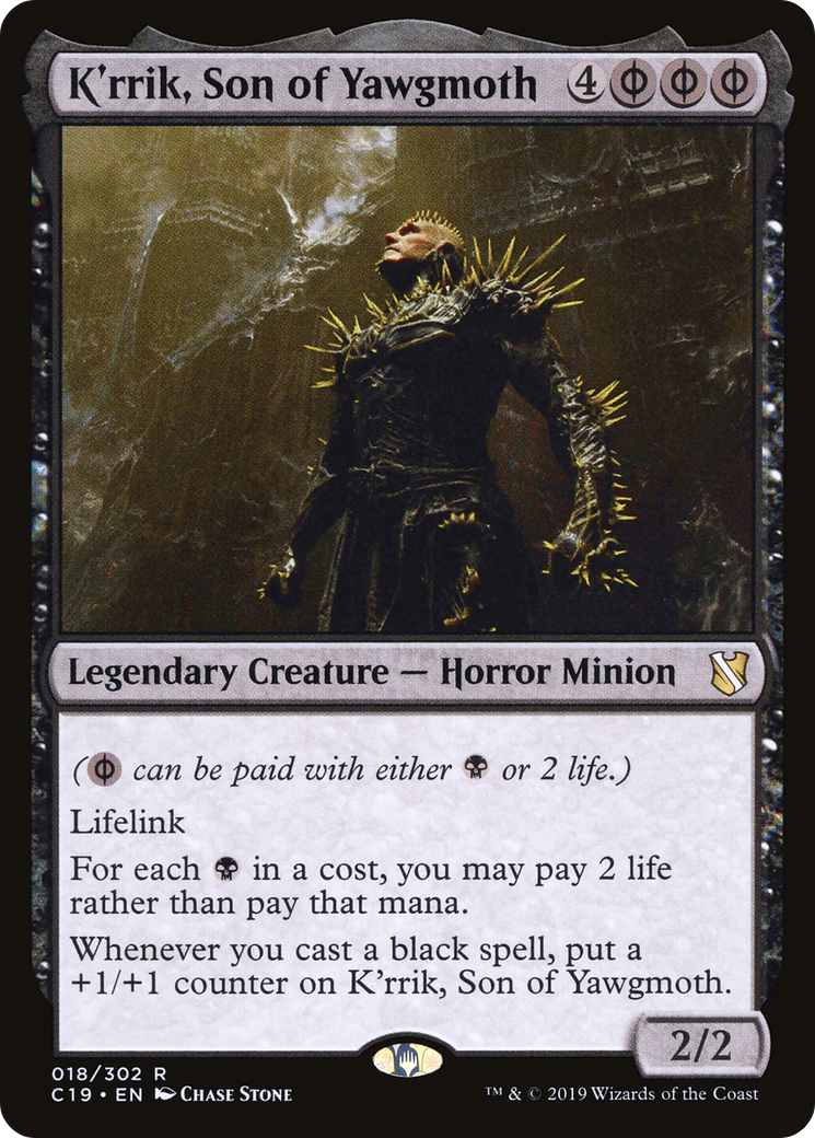 K'rrik, Son of Yawgmoth (C19-018) [Commander 2019]