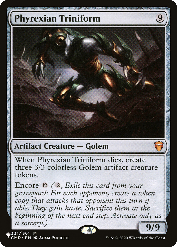 Phyrexian Triniform (LIST-331/361) [The List]