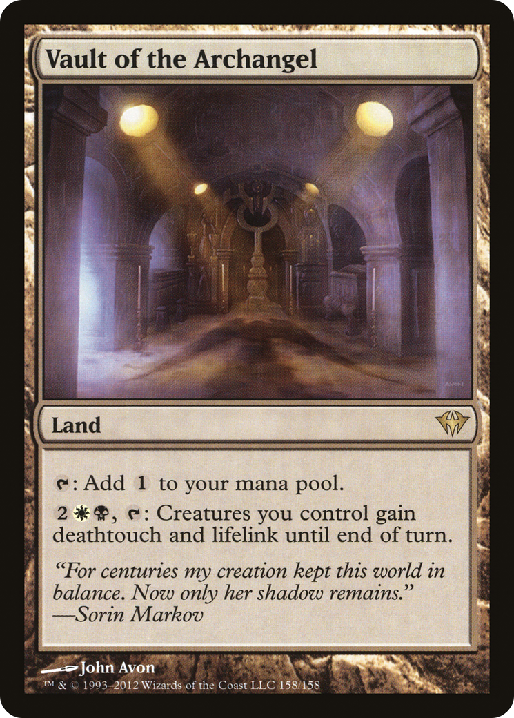 Vault of the Archangel (DKA-158) [Dark Ascension] Foil