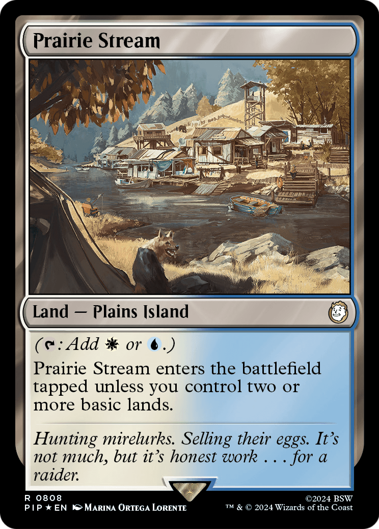 Prairie Stream (Surge Foil) (PIP-808) [Fallout] Foil