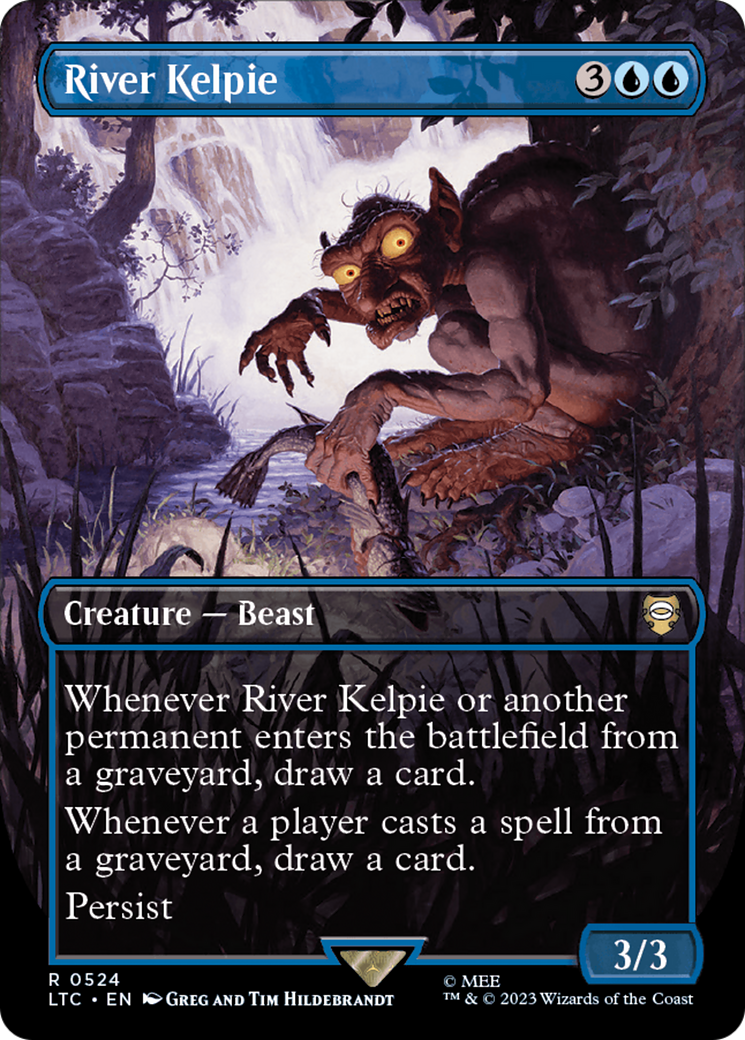 River Kelpie (Borderless) (LTC-524) [Tales of Middle-earth Commander] Foil