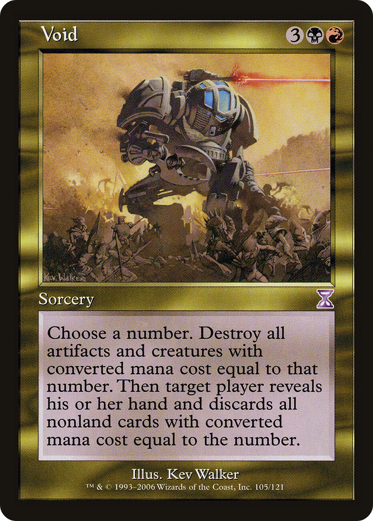 Void (TSB-105) [Time Spiral Timeshifted] Foil