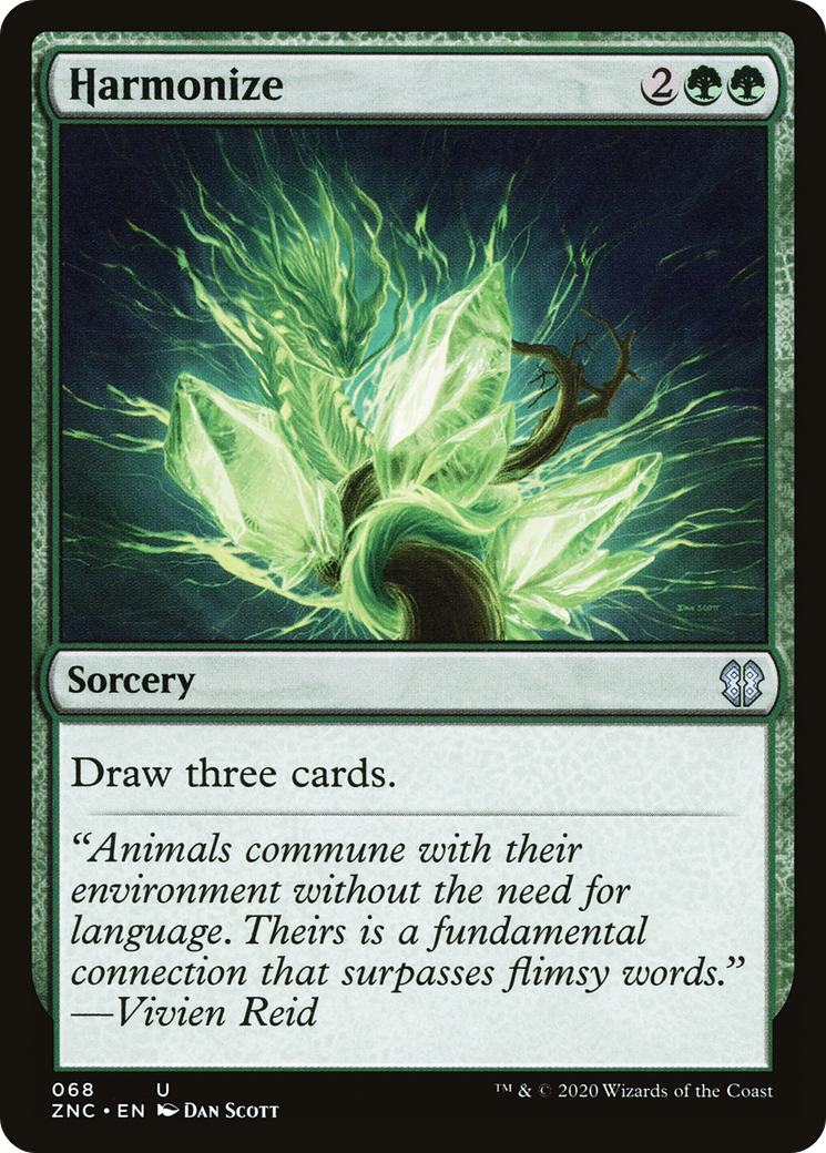 Harmonize (ZNC-068) [Zendikar Rising Commander]