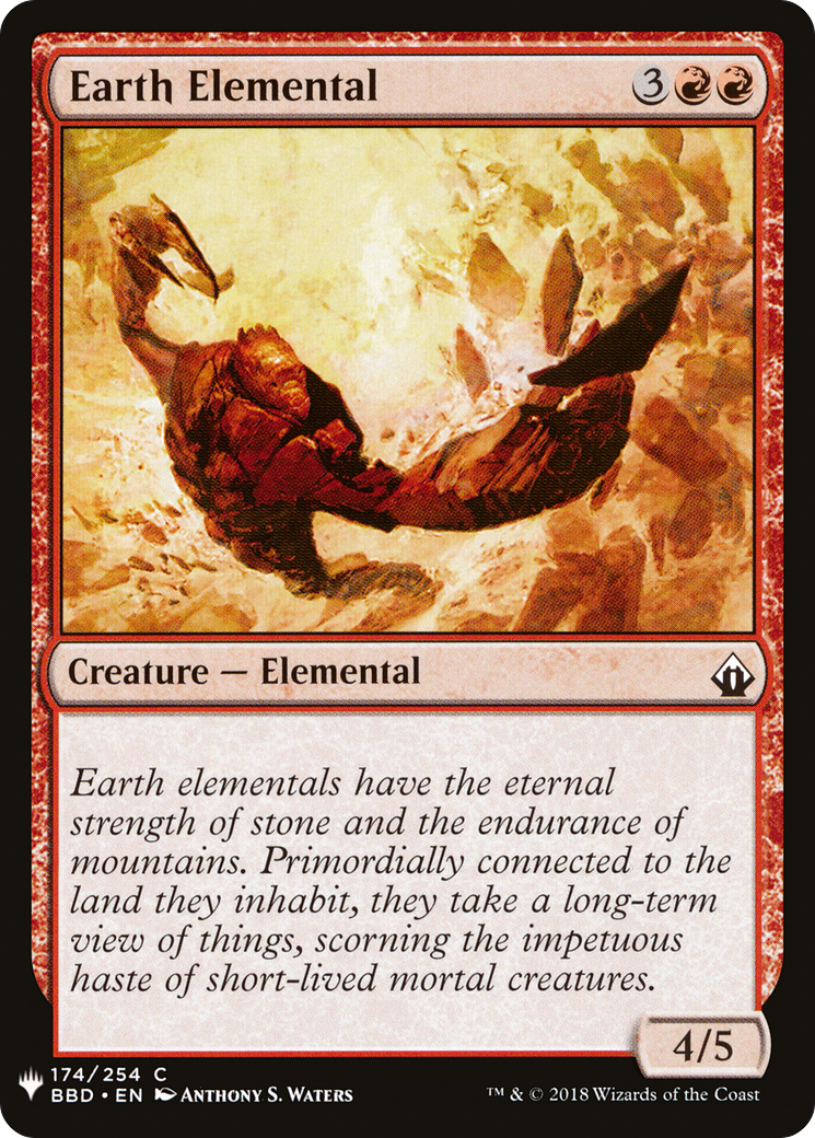 Earth Elemental (LIST-174) [The List]
