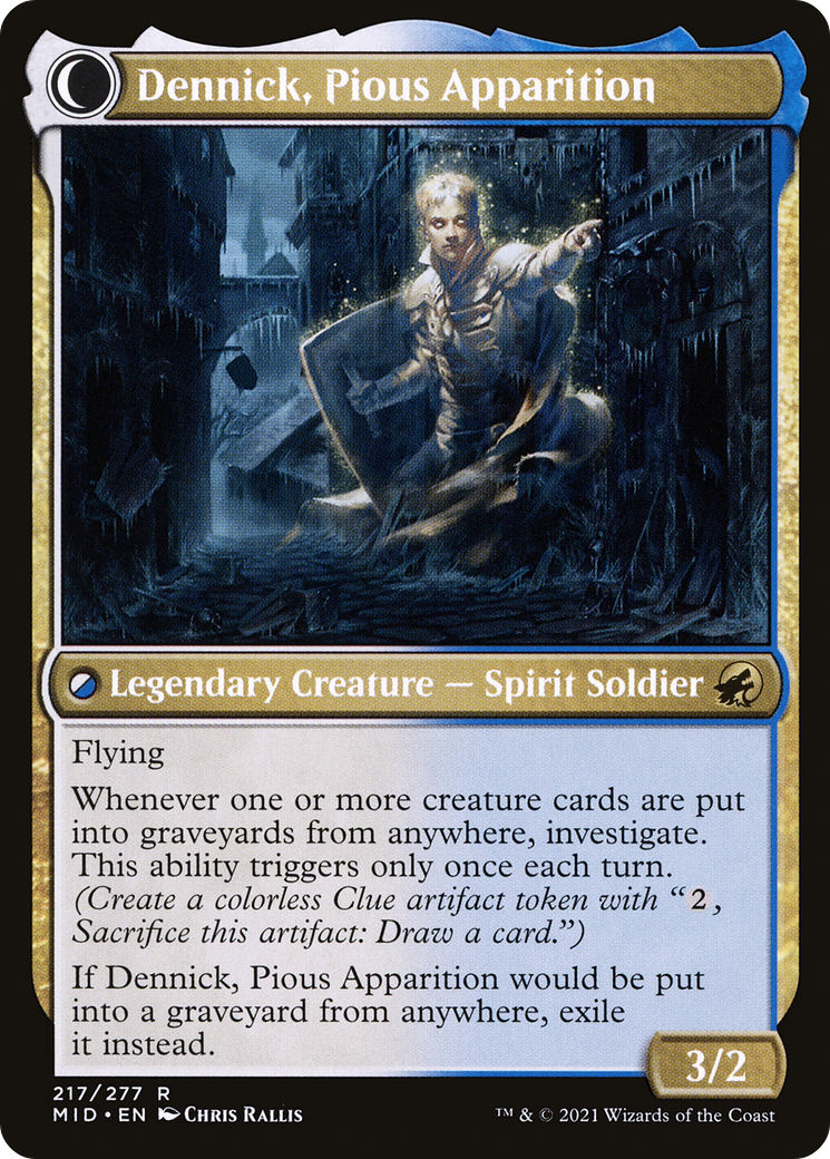 Dennick, Pious Apprentice (MID-217) [Innistrad: Midnight Hunt]