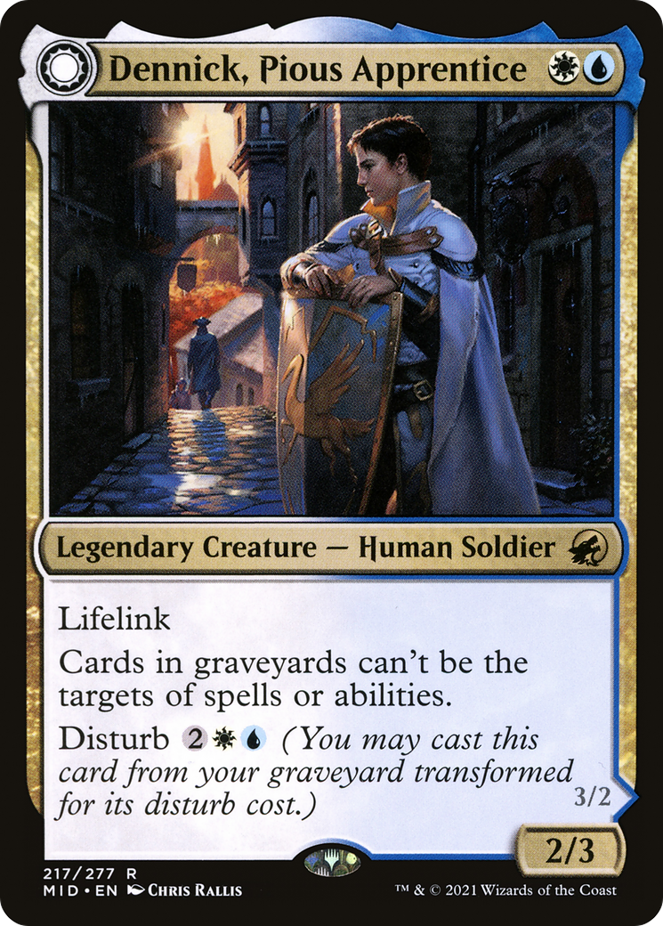 Dennick, Pious Apprentice (MID-217) [Innistrad: Midnight Hunt]