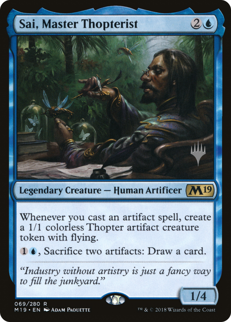 Sai, Master Thopterist (PPM20-069) [Promo Pack: Core Set 2019 Promos]