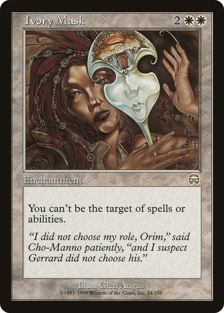 Ivory Mask (MMQ-024) [Mercadian Masques]
