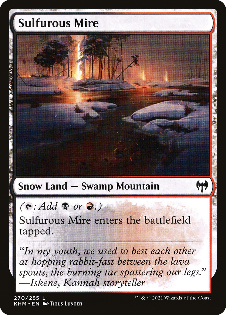 Sulfurous Mire (KHM-270) [Kaldheim] Foil