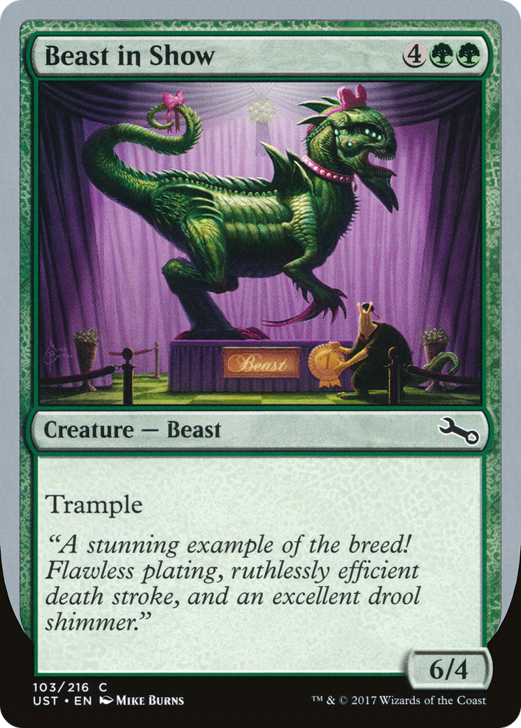 Beast in Show (A) (UST-103) [Unstable] Foil