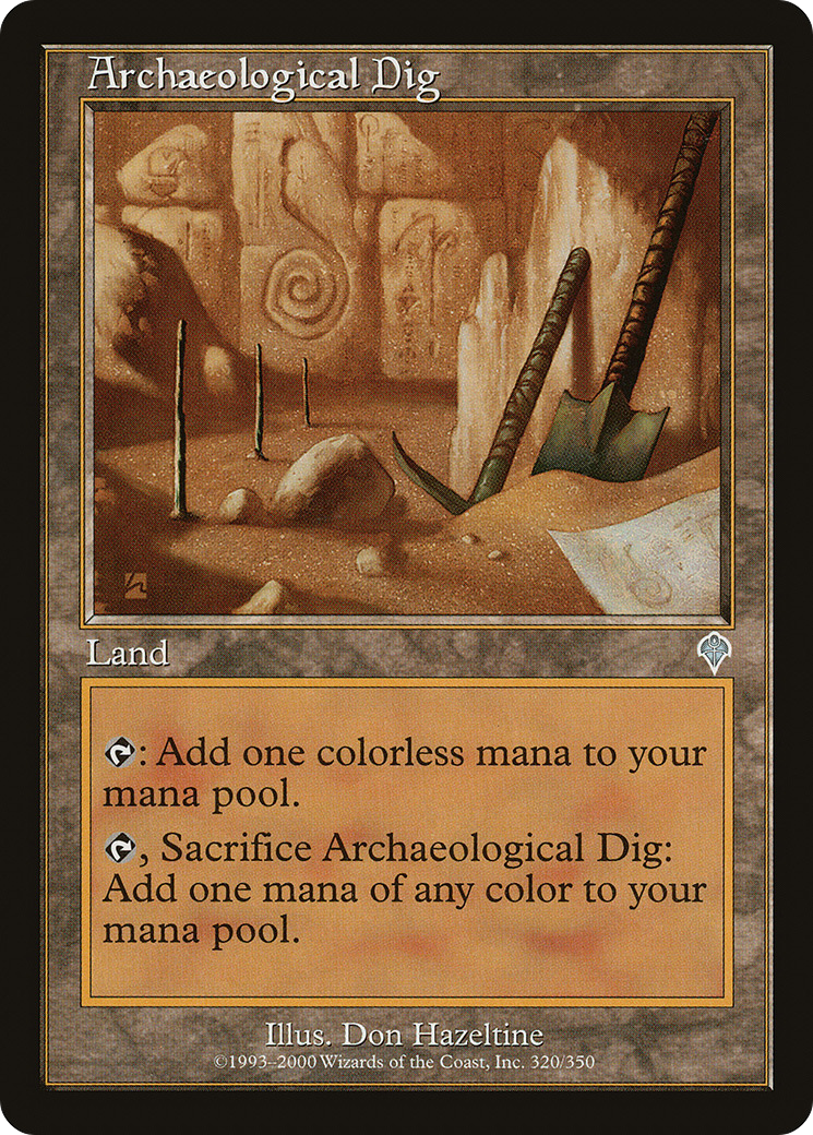 Archaeological Dig (INV-320) [Invasion] Foil