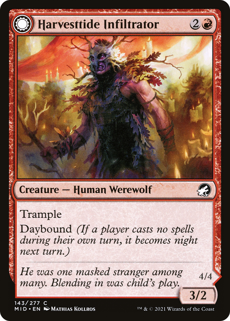 Harvesttide Infiltrator (MID-143) [Innistrad: Midnight Hunt]