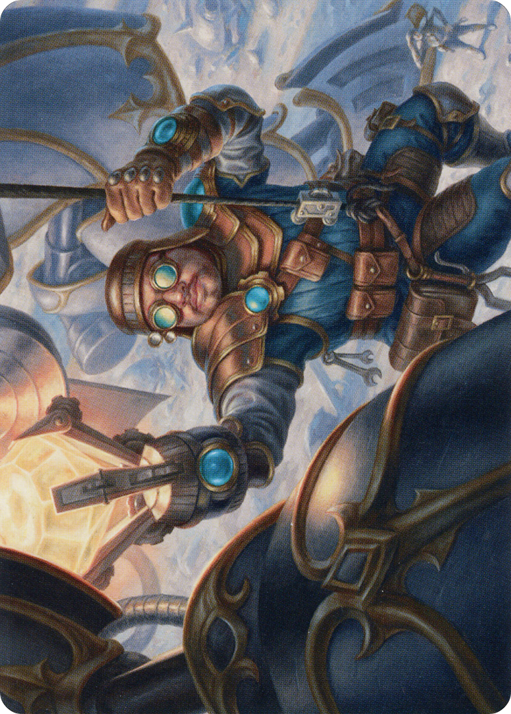 Powerstone Engineer // Powerstone Engineer (ABRO-002) (Borderless) [The Brothers' War Art Series]