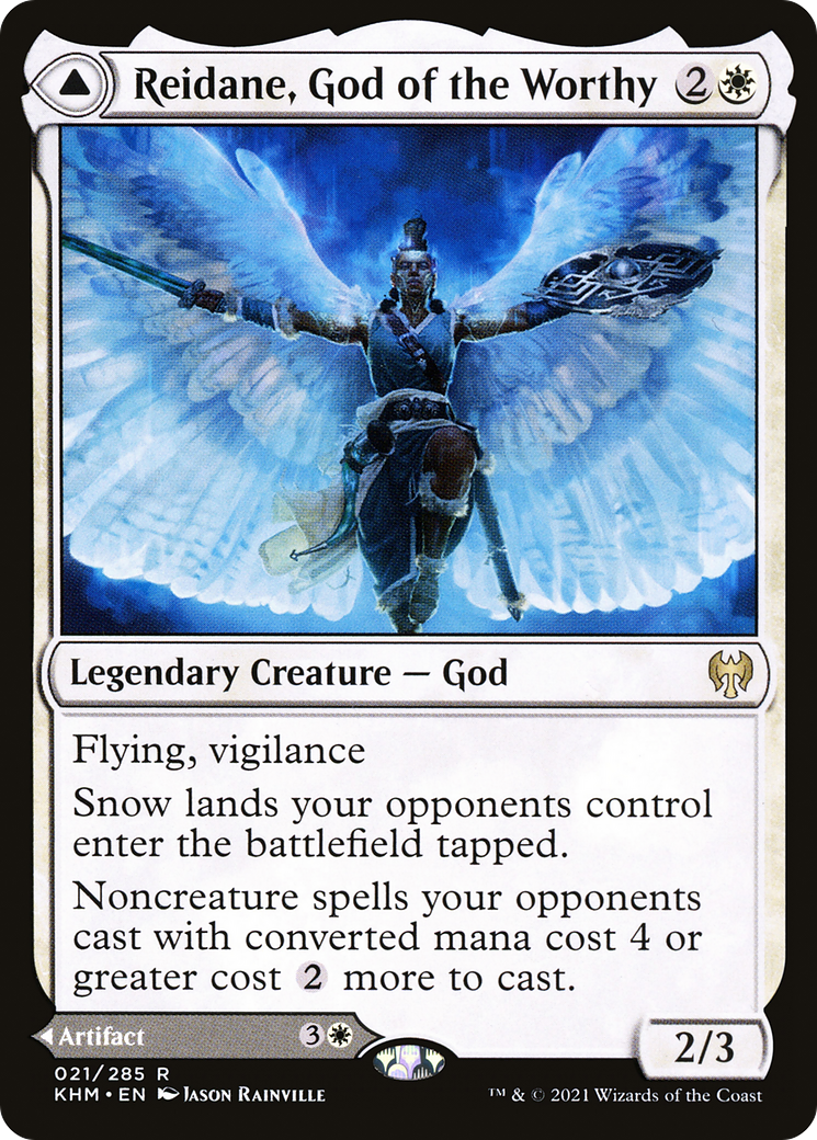 Reidane, God of the Worthy (KHM-021) [Kaldheim] Foil