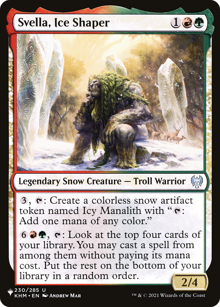 Svella, Ice Shaper (LIST-230/285) [The List]