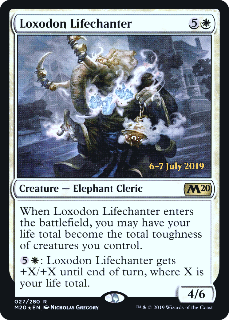 Loxodon Lifechanter (PRE-027) [Core Set 2020 Promos] Foil