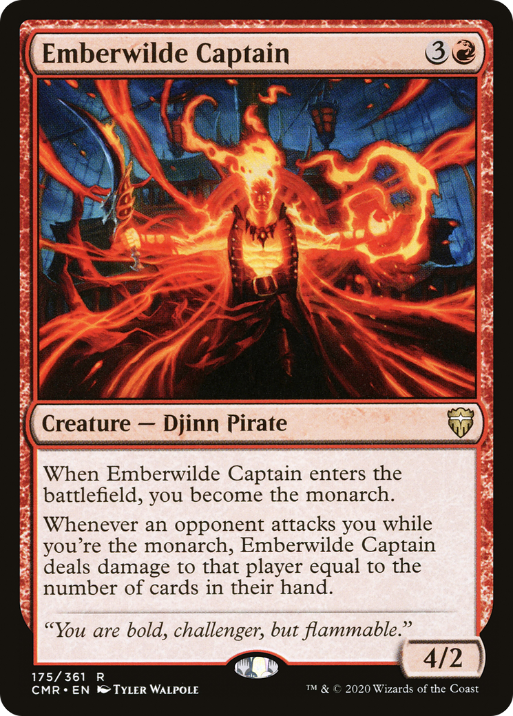 Emberwilde Captain (CMR-175) [Commander Legends] Foil