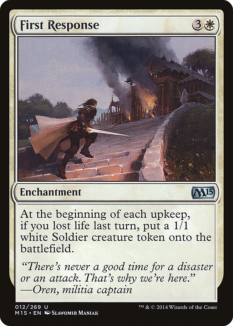 First Response (M15-012) [Magic 2015]