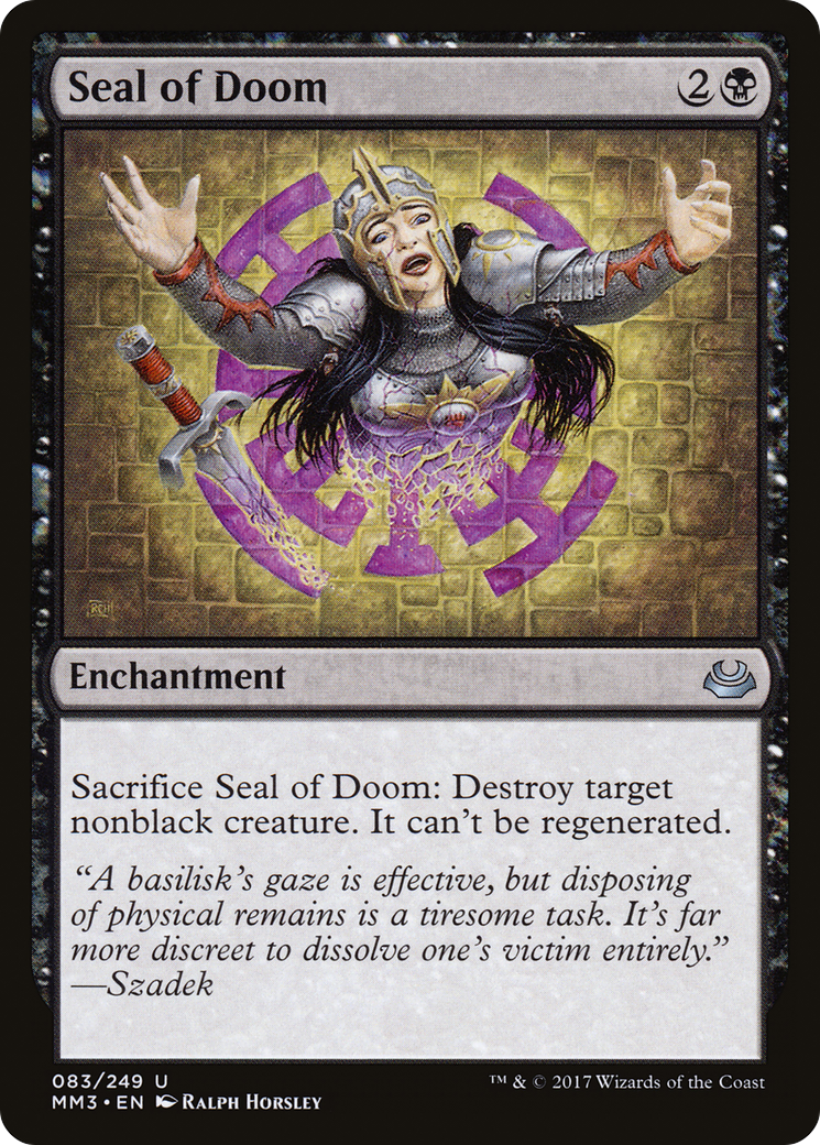 Seal of Doom (MM3-083) [Modern Masters 2017]