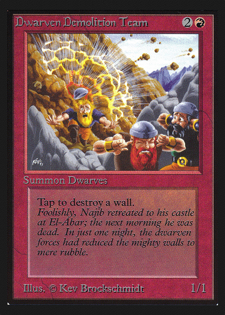 Dwarven Demolition Team (IE) [Intl. Collectors' Edition]