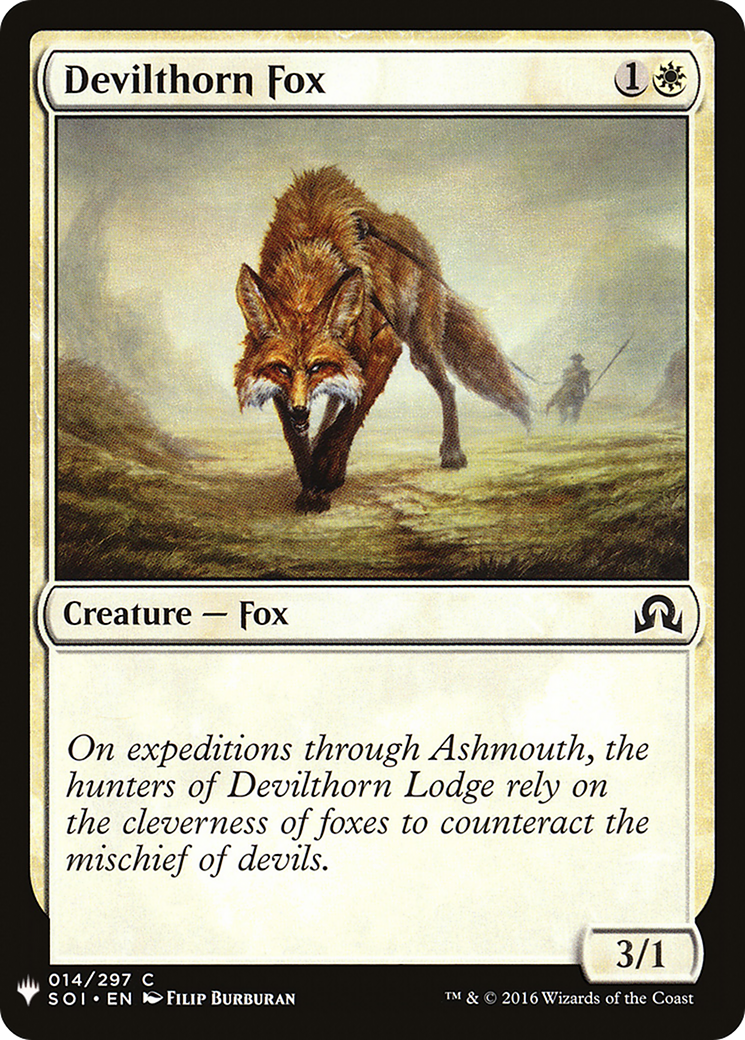 Devilthorn Fox (LIST-014) [The List]
