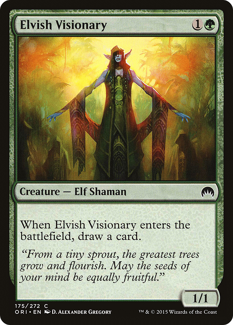 Elvish Visionary (ORI-175) [Magic Origins] Foil