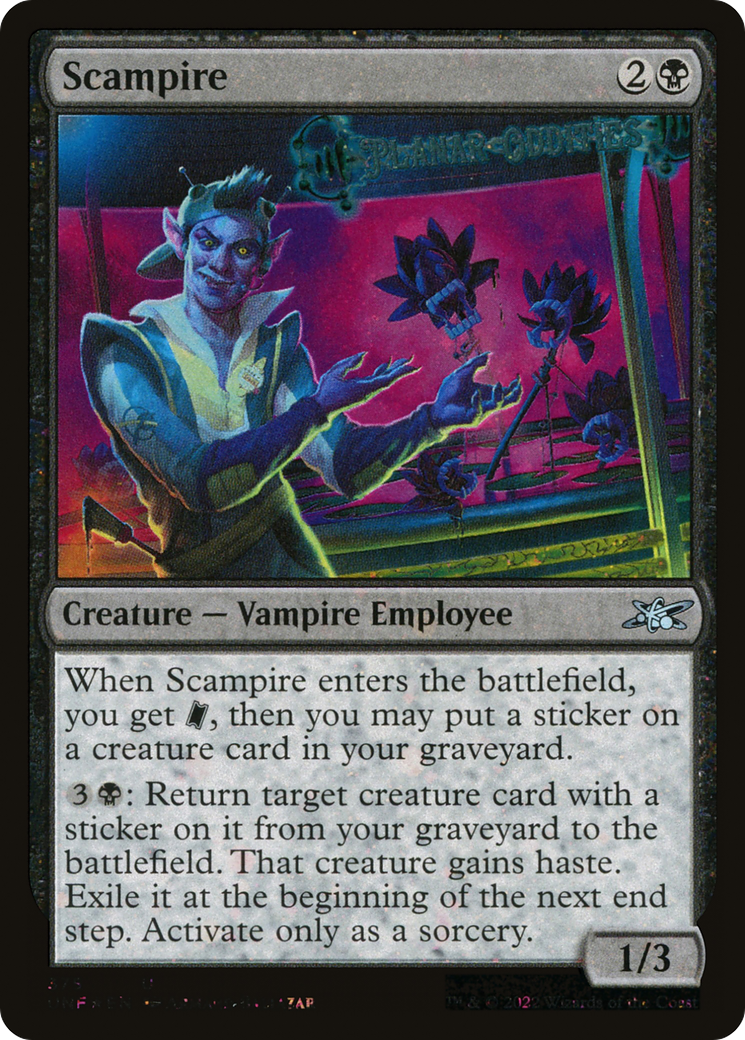 Scampire (Galaxy Foil) (UNF-375) [Unfinity] Foil
