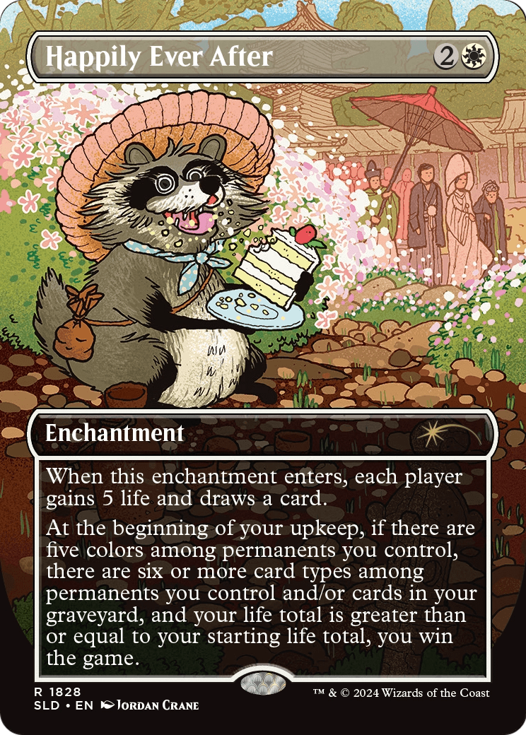 Happily Ever After (SLD-1828) (Rainbow Foil) (Borderless) [Secret Lair Drop] Foil