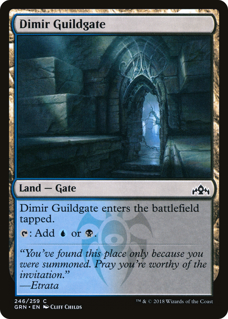 Dimir Guildgate (GRN-246) [Guilds of Ravnica]