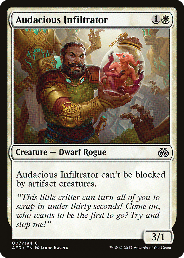 Audacious Infiltrator (AER-007) [Aether Revolt] Foil