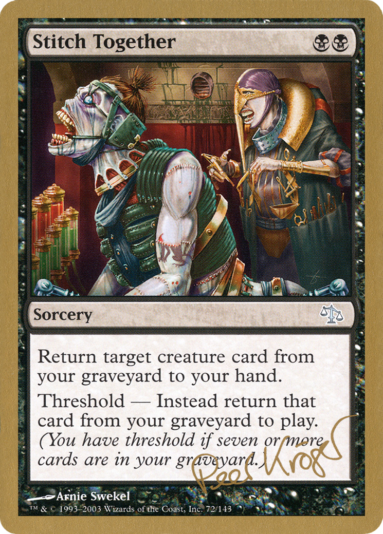 Stitch Together - 2003 Peer Kroger (JUD) [World Championship Decks 2003]