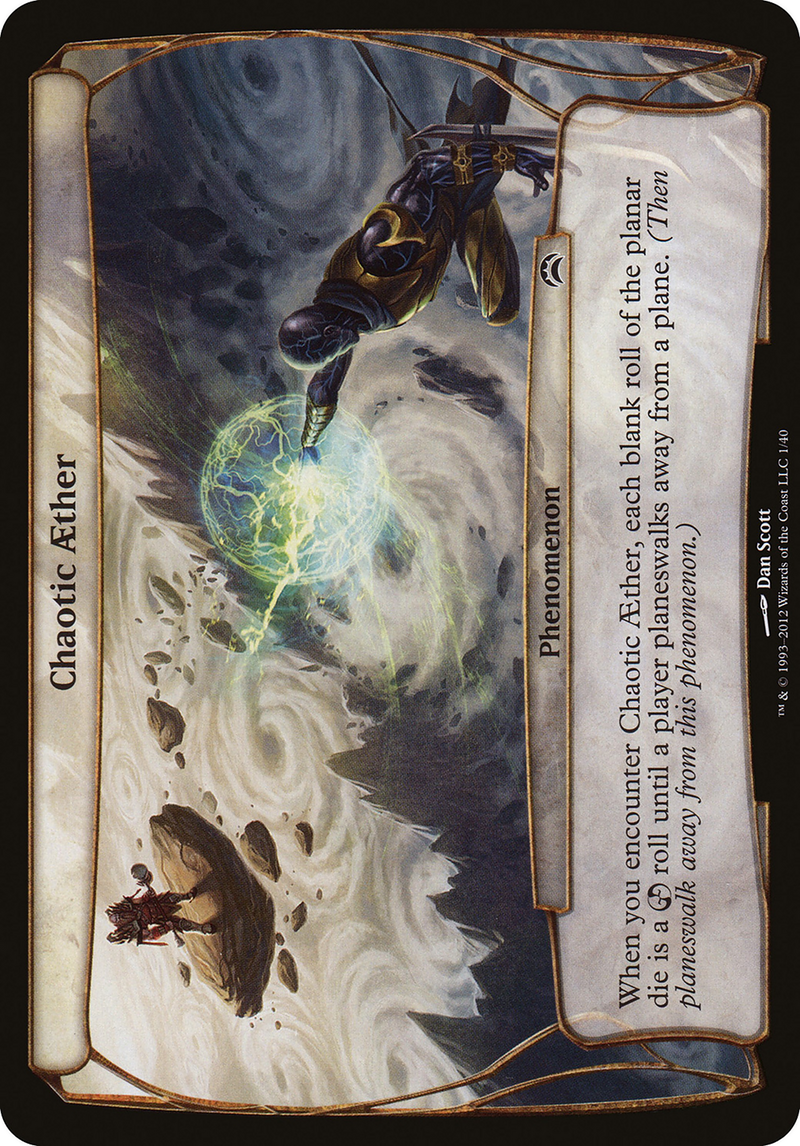 Chaotic Aether (Planechase 2012) (OVER-001) [Planechase 2012 Planes]