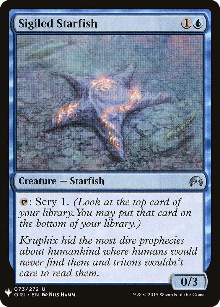 Sigiled Starfish (LIST-073) [The List]