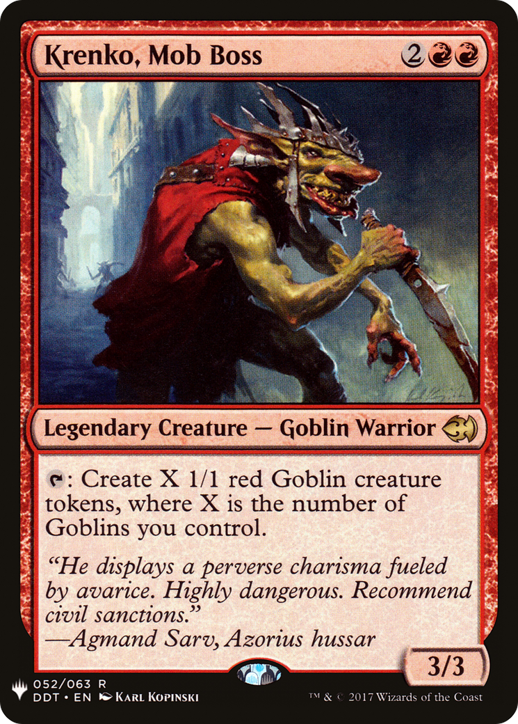 Krenko, Mob Boss (LIST-052) [The List]