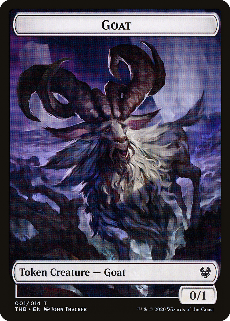 Goat Token (THB-001) [Theros Beyond Death Tokens]