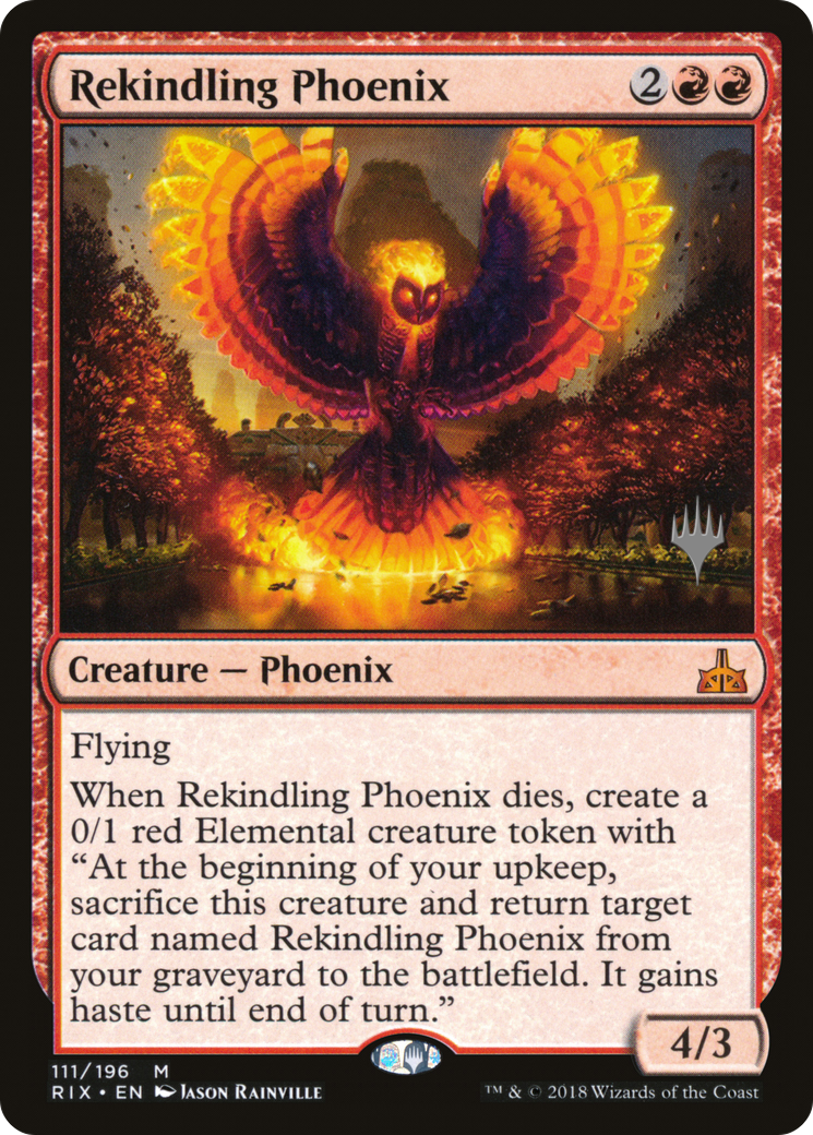 Rekindling Phoenix (PPM20-111) [Promo Pack: Rivals of Ixalan Promos]
