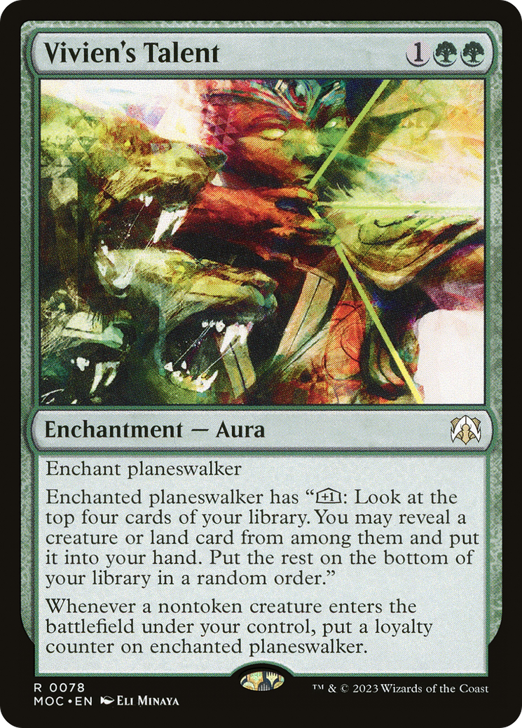 Vivien's Talent - Foil [Commander: March of the Machine]