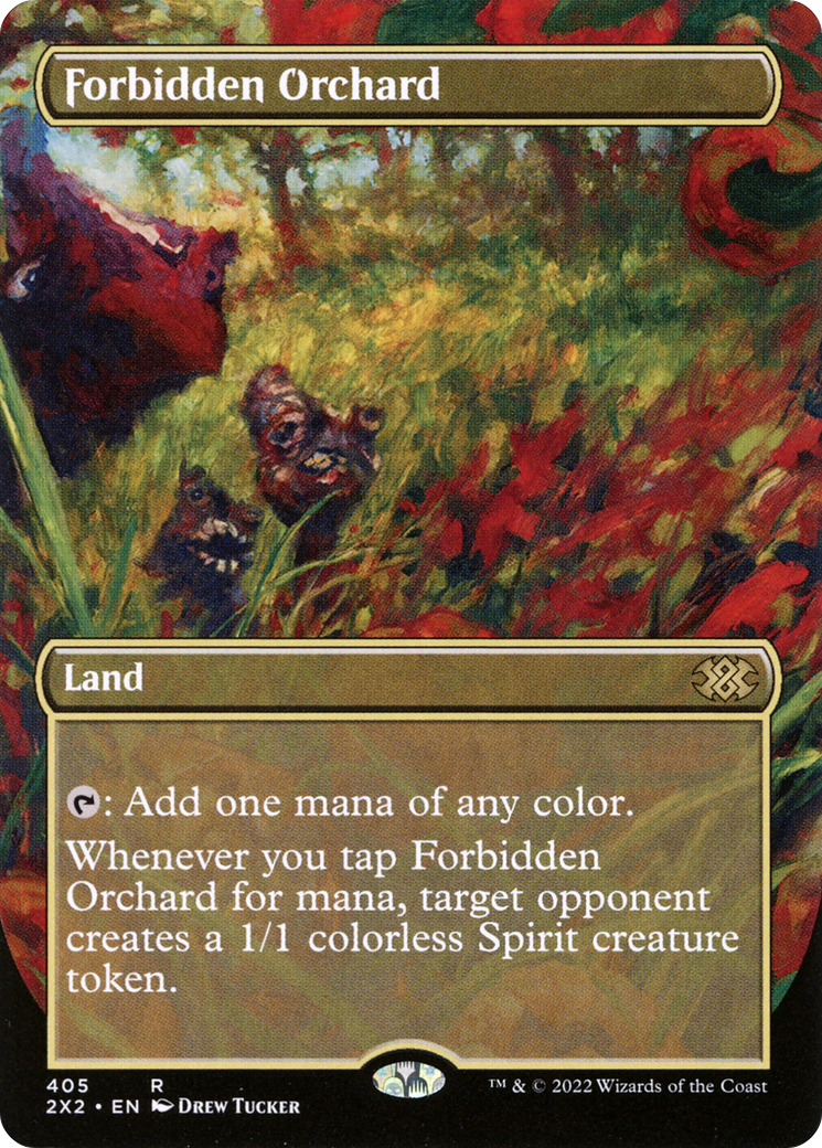 Forbidden Orchard (Borderless) (2X2-405) [Double Masters 2022] Foil