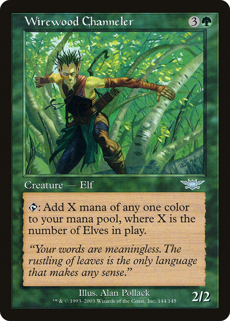 Wirewood Channeler (LGN-144) [Legions]
