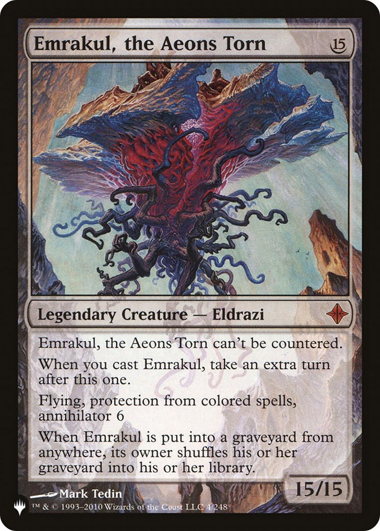 Emrakul, the Aeons Torn (LIST-4/248) [The List]