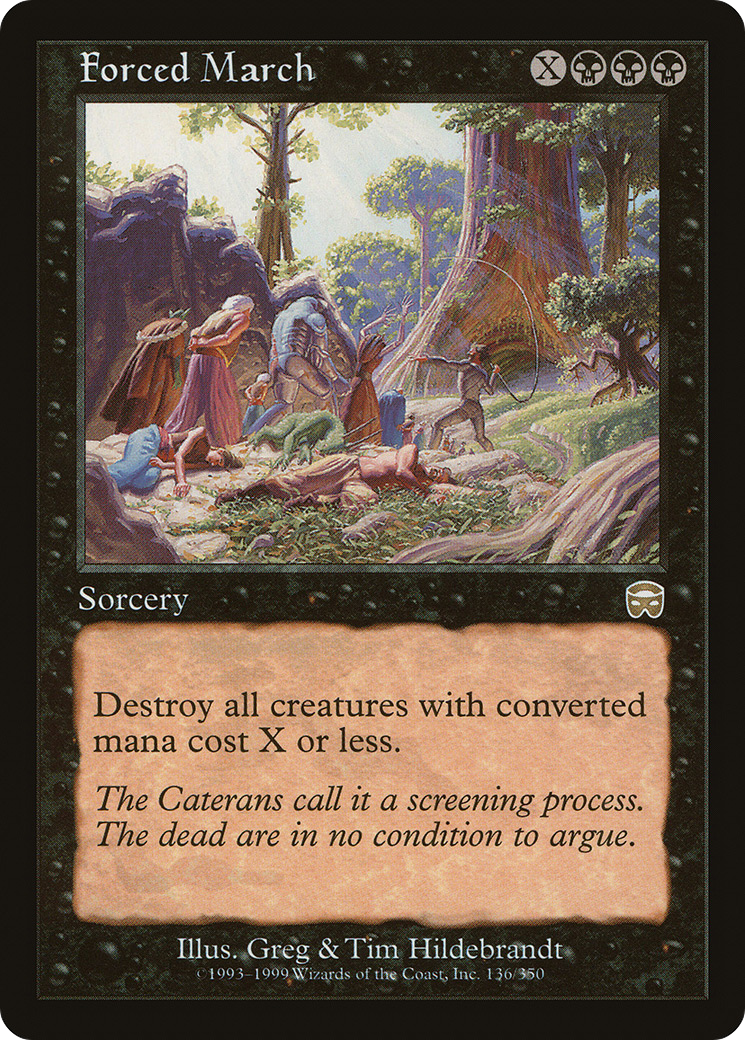 Forced March (MMQ-136) [Mercadian Masques] Foil