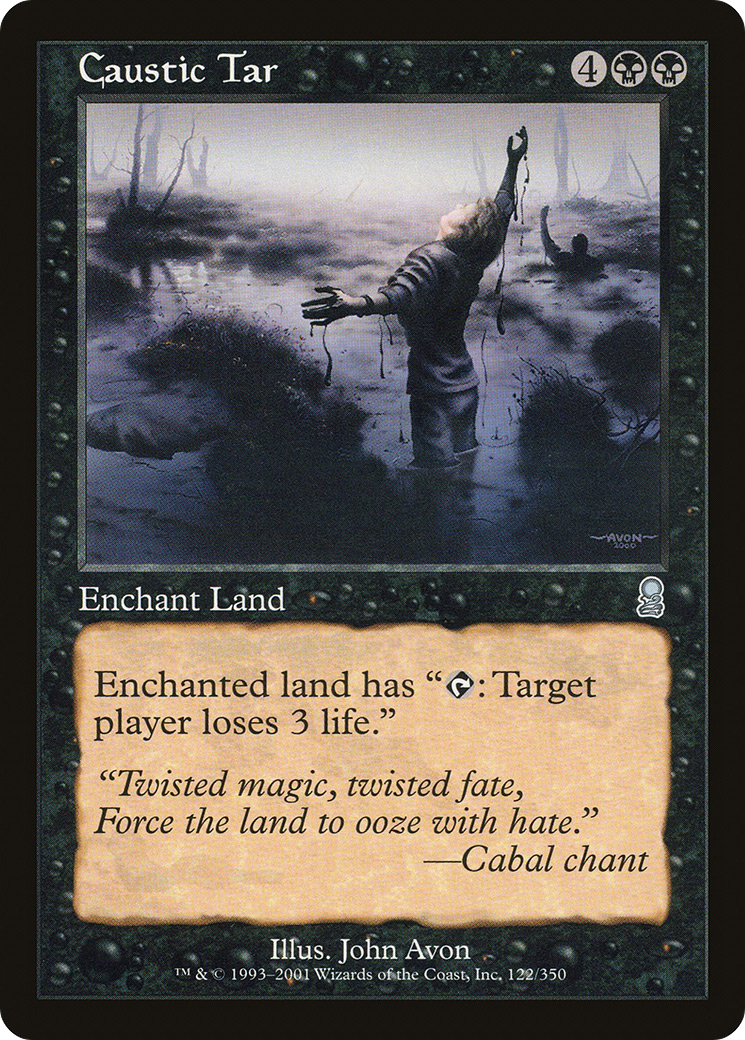 Caustic Tar (ODY-122) [Odyssey] Foil